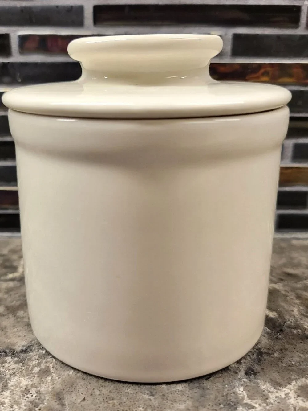 KING ARTHUR FLOUR BUTTER BELL CROCK JAR 4 OZ / 1 CUP CHANTAL COTTAGECORE KITCHEN